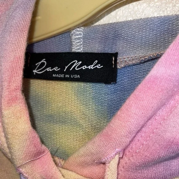 Rae Mode Tie Dye hoodie. Size Large GUC - Picture 7 of 7
